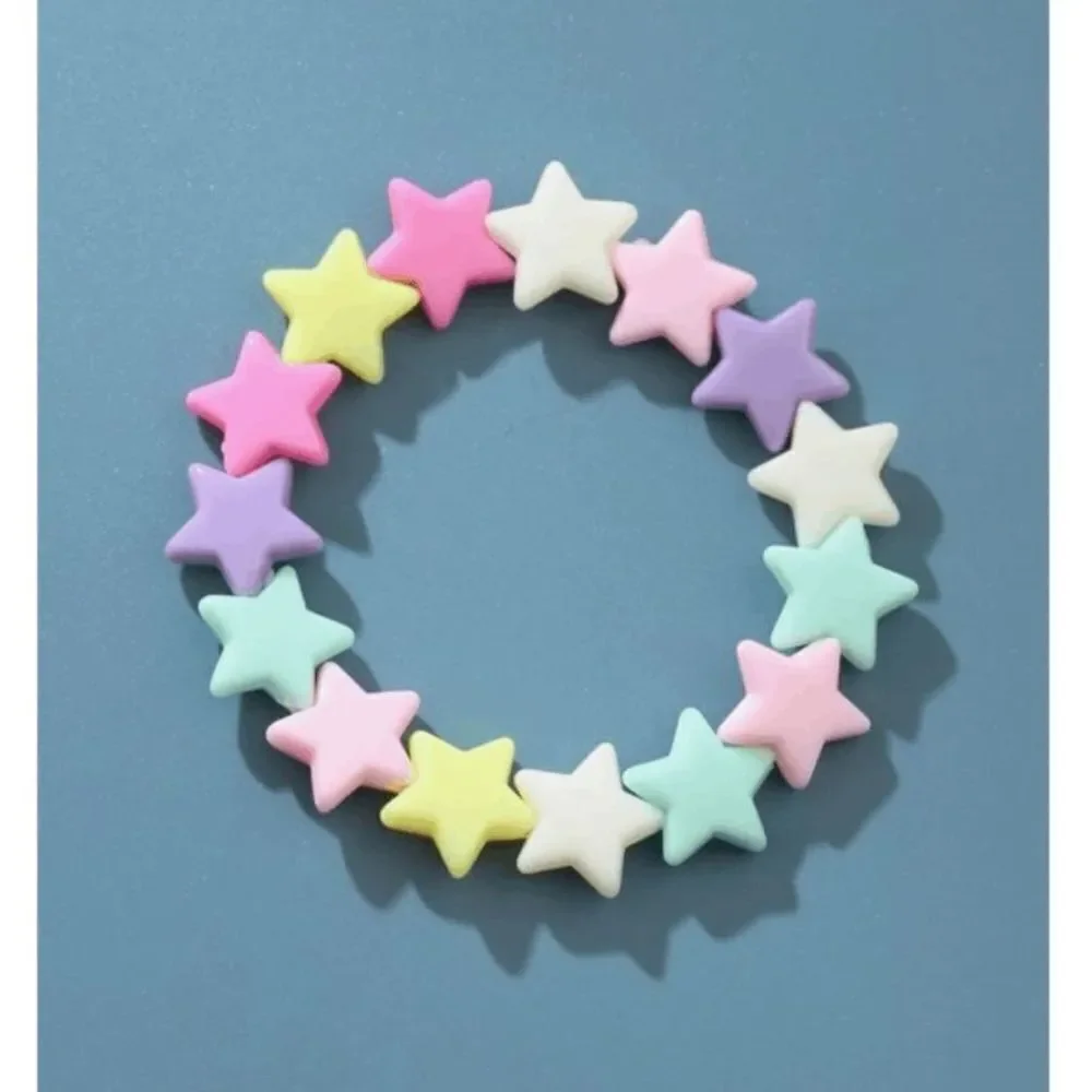 Girls Star Beaded Bracelet